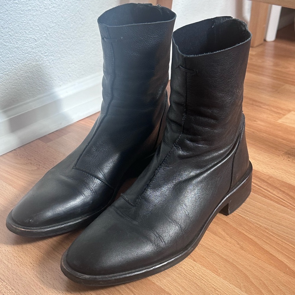 L’Intervalle Leather Boots